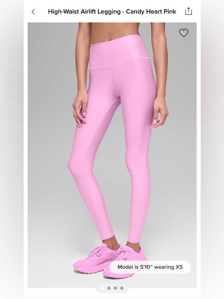 Alo Yoga High-Waist Airlift Legging - Candy Heart Pink